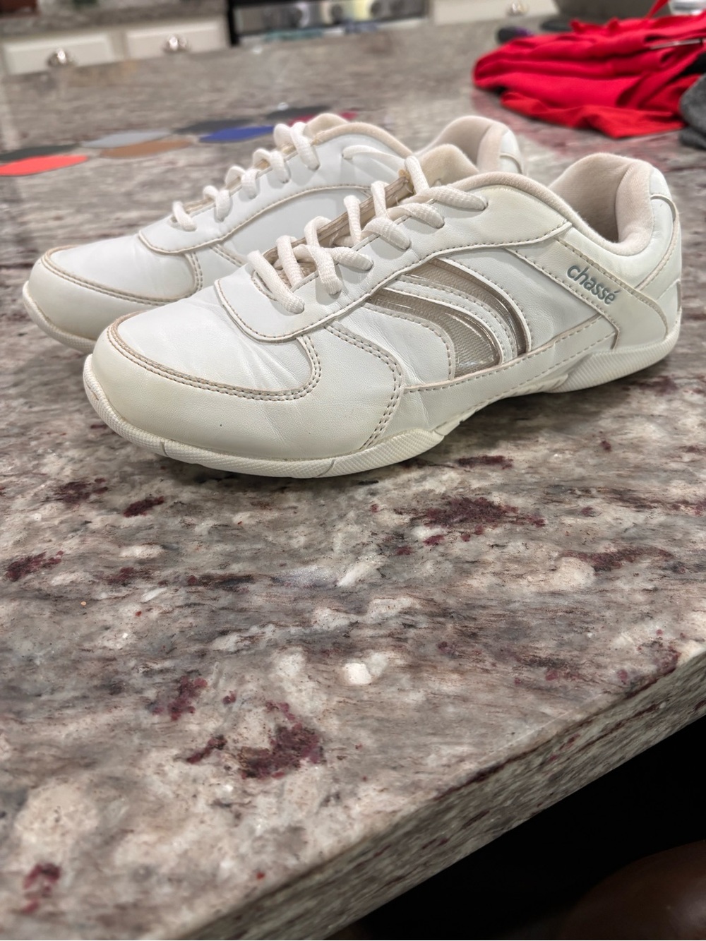 Chasse women’s White athletic cheer shoes